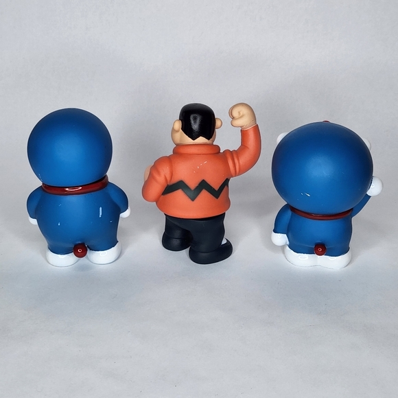 Vintage 90's Doraemon Pvc Figure Lot - Picture 2 of 3